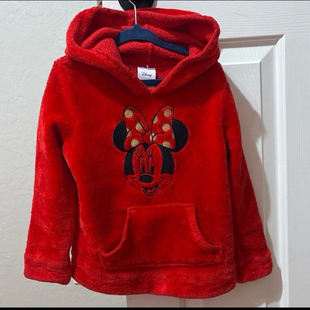 Red Minnie Mouse Hoodie
